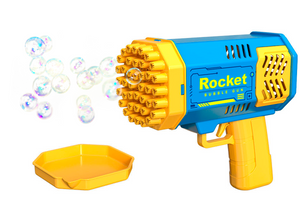 Генератор мильних бульбашок з LED підсвіткою Rocket Bubble Gun: найкращий вибір для веселого проведення часу