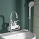 Электрический водонагреватель Delimano PRO 3000W нагреватель воды с краном и душем боковое подключение