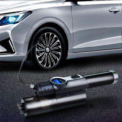 Пилосос з компресором і ліхтариком 4 в 1 Vacuum Cleaner 8018 USB 120 Вт