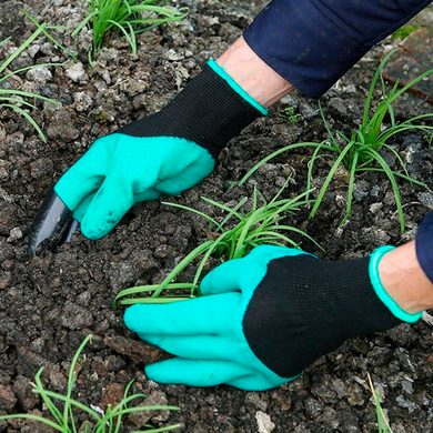 Садові рукавиці з кігтями Garden Genie Gloves Водонепроникні садові рукавиці