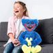 Плюшева іграшка Хагі Вагі (Huggy Wuggy) із "Poppy Playtime" 40 см Синя