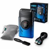Электробритва-шейвер VGR V-377 Blue с LED-дисплеем USB-C 21 скорость
