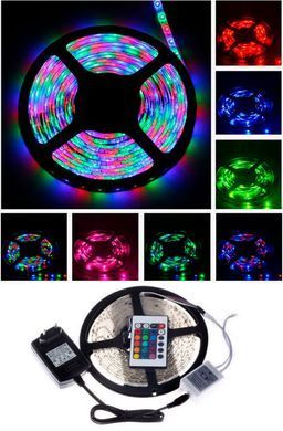 Лента светодиодная RGB 5м 2835 з пультом