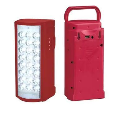 Фонарь Лампа Almina 2606L для дома и кемпинга 24 LED со встроенным аккумулятором Красный