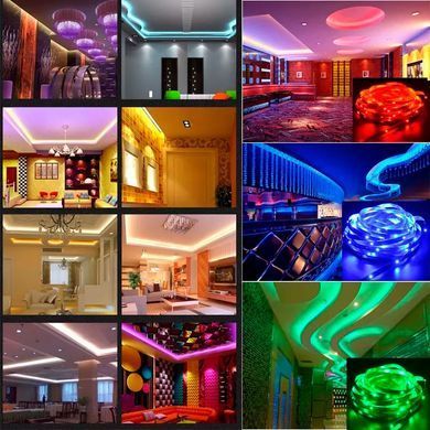 Лента светодиодная RGB 5м 2835 з пультом