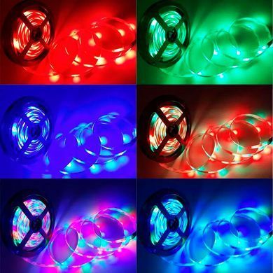 Лента светодиодная RGB 5м 2835 з пультом