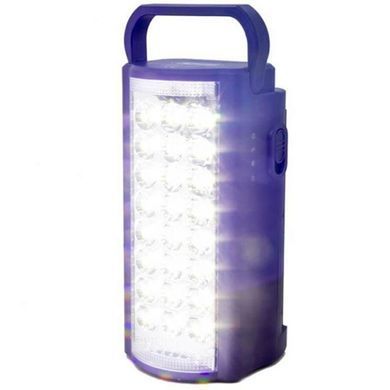 Фонарь Лампа Almina 2606L для дома и кемпинга 24 LED со встроенным аккумулятором Синий