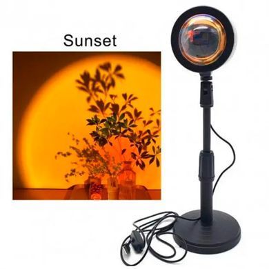 Проекционная лампа SUNSET Q08 с эффектом заката наклон 180 градусов от USB Tik-tok Lamp
