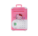 Електронна скарбничка-сейф Hello Kitty з кодовим замком та відбитком пальця у вигляді валізи Рожева