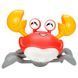 Краб-робот який ходить Cartoon Crab зі звуковими та світловими ефектами Червоний