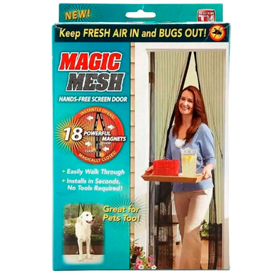 Москітна сітка MAGIC MESH 210х100 антимоскітна штора