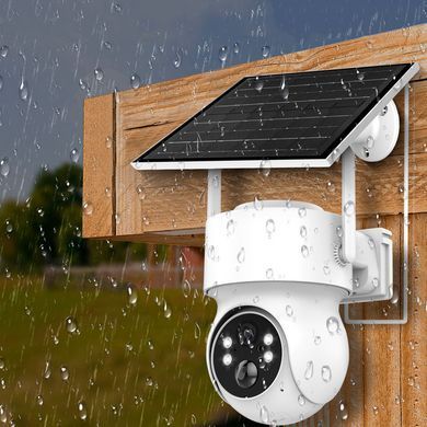 Вулична WiFi камера TQ1-GK4 6MP із сонячною панеллю і поворотом на 360&deg;