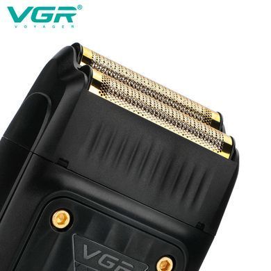 Шейвер VGR V-363 електробритва з подвійною сіткою LED дисплеєм та USB-C
