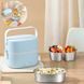 Двухуровневый ланч-бокс Electric Lunch Box LY-800 герметичный с подогревом
