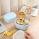 Двухуровневый ланч-бокс Electric Lunch Box LY-800 герметичный с подогревом