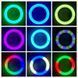 Кольцевая LED лампа RGB MJ33 Светодиодная лампа 33см