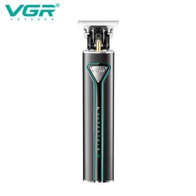 Машинка для стрижки VGR V-009 з Т-подібним лезом тример з Turbo режимом та USB-C 250 хв роботи