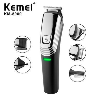 Машинка для стрижки Kemei-5900 аккумуляторная машинка для стрижки триммер и бритва 6 в 1