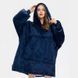 Толстовка-плед Huggle Hoodie Плед з капюшоном Синій