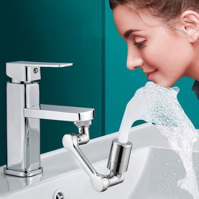 Насадка на кран Water для змішувача Splash Head Metal з двома режиамами розпилення води Металічна
