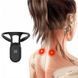 Електронний коректор постави Posture Device з вібросигналом, LED-дисплеєм та USB-зарядкою Чорний