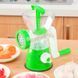 Ручная мясорубка с насадками Super Minser Multi Functional Food Мясорубка многофункциональная Зеленая