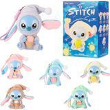 Игрушка-брелок Labubu Stitch 15 см коллекционная игрушка Стич в коробке-сюрпризе Eat Something Before Sleep
