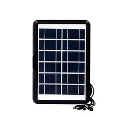 Портативное зарядное устройство EP-0606A с солнечной панелью 5в1 6V 6W зарядка от солнца