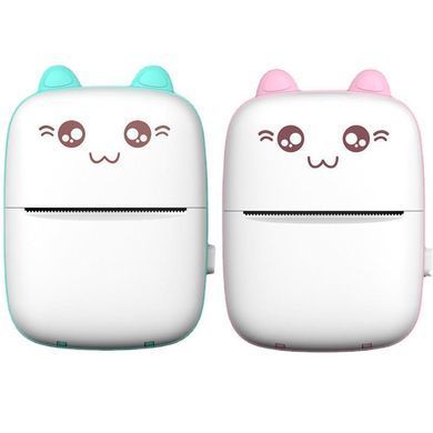 Портативный мини-принтер Bluetooth Mini printer LY-556 Синий