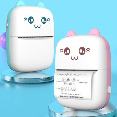 Портативный мини-принтер Bluetooth Mini printer LY-556 Синий