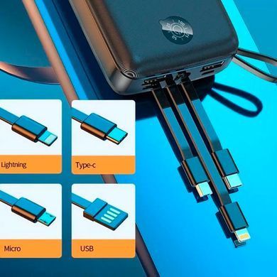 Power bank LENYES PX 368 30000mAh повербанк з ліхтариком