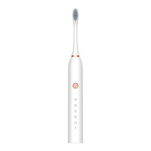 Сучасна звукова електрична зубна щітка Sonic Toothbrush X-3: ідеальний вибір для здоров'я вашої посмішки Біла