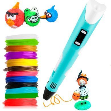 3D ручка 3D Pen-2 з LCD дисплеєм Жовта