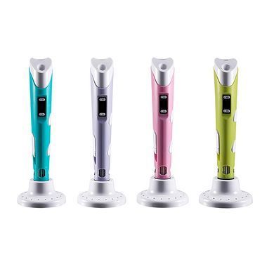 3D ручка 3D Pen-2 з LCD дисплеєм Жовта