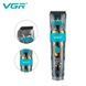 Машинка для стрижки VGR V-695 300 хв, LED-дисплей, IPX7, 6 насадок
