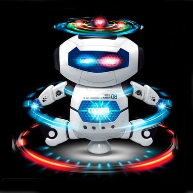 Танцюючий Робот Dance 360 ​​Дитячий робот що світиться Сірий