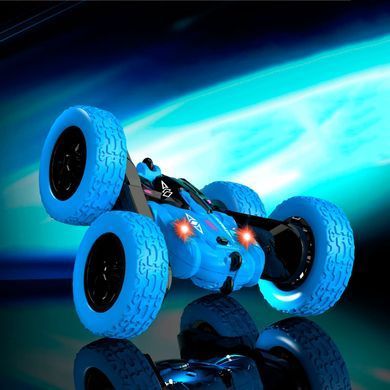 Радиоуправляемая трюковая машинка-перевертыш Rapidly Stunt Car S688-1D Синяя