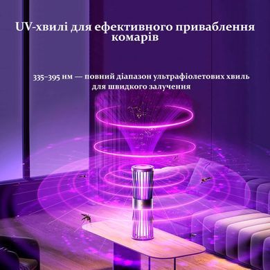 Електролампа проти комарів 3000В LY-936 2 в 1 пастка і нічник