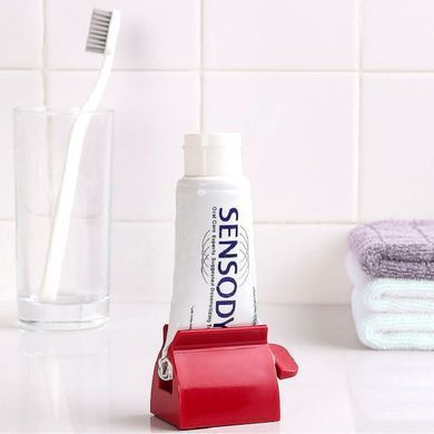 Выжималка для зубной пасты Toothpaste Squeezer LY-574 Экономичный выжиматель для пасты Красная